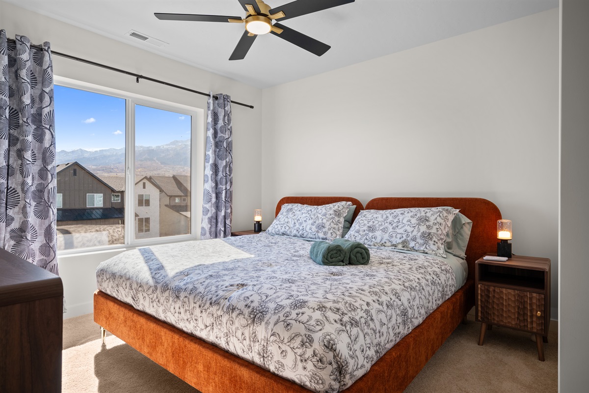 Upstairs Bedroom 1 with King Bed