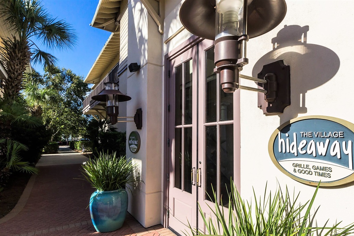 Eat. Drink. Play. Repeat. Village Hideaway is your ultimate destination for food, fun, and entertainment.
