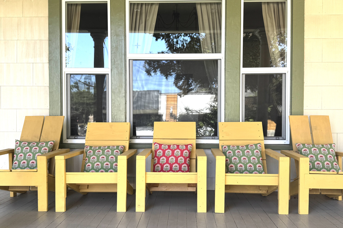 Lounge on the wrap around porch!