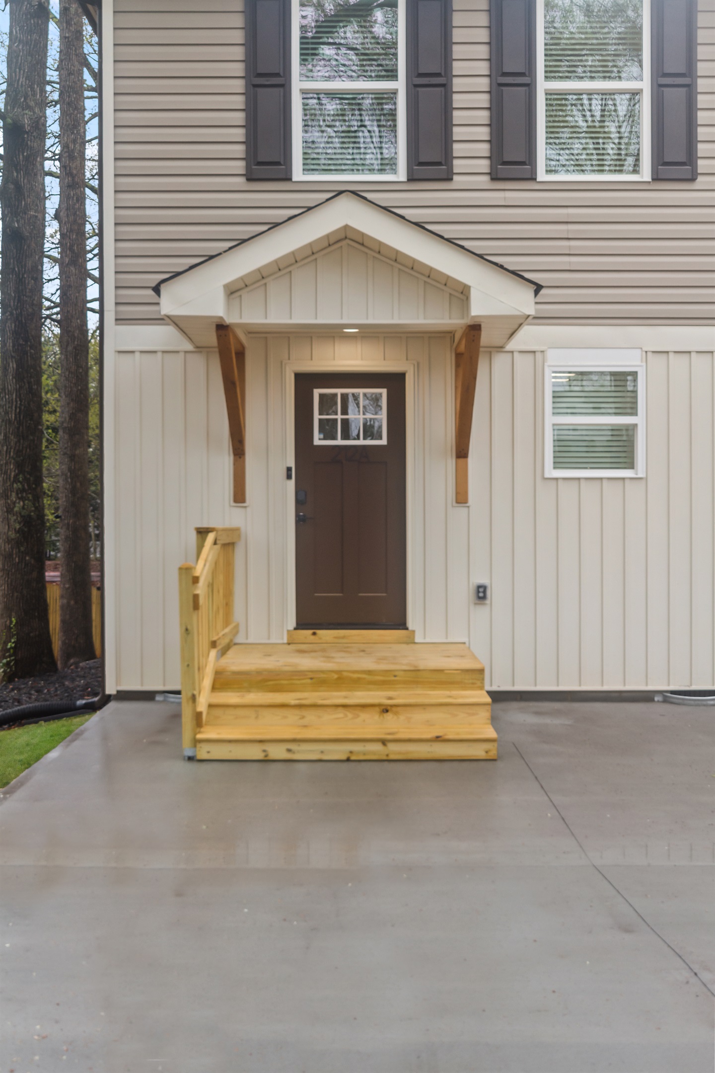 This is the left-side unit of the duplex
