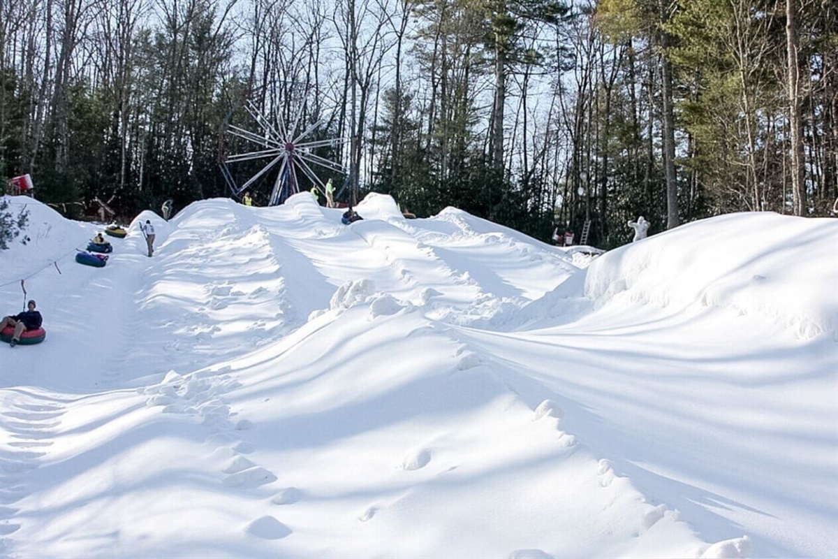 Moonshine mountain in nearby Hendersonville for snow tubing! Opens Dec 20- Mar