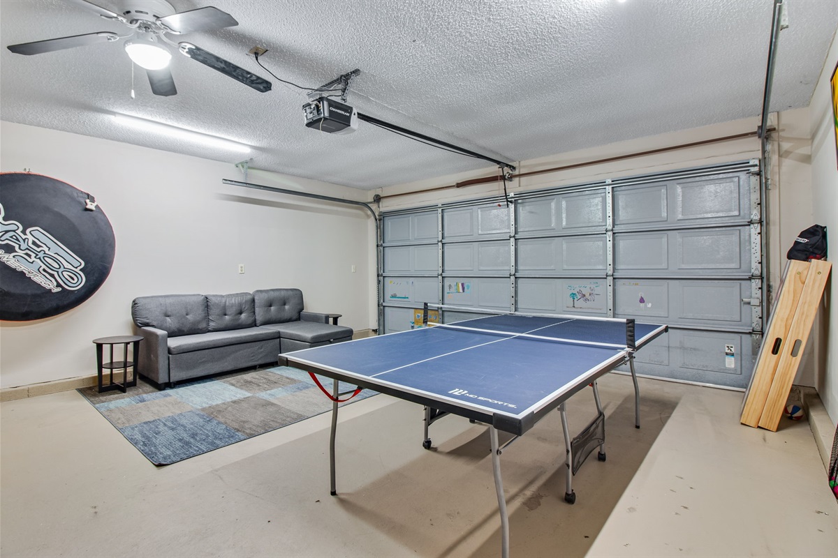 Ping Pong/TV/Game Room