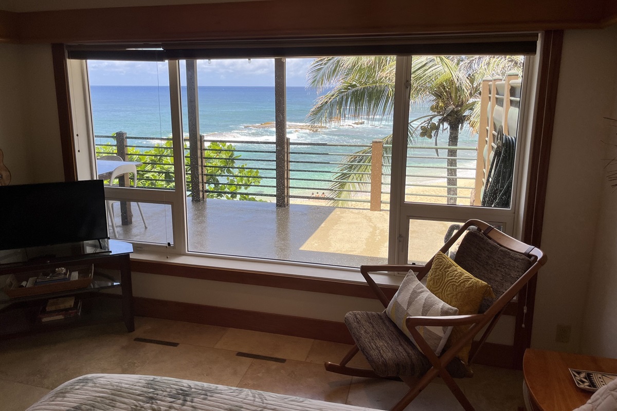 View from the master bedroom window