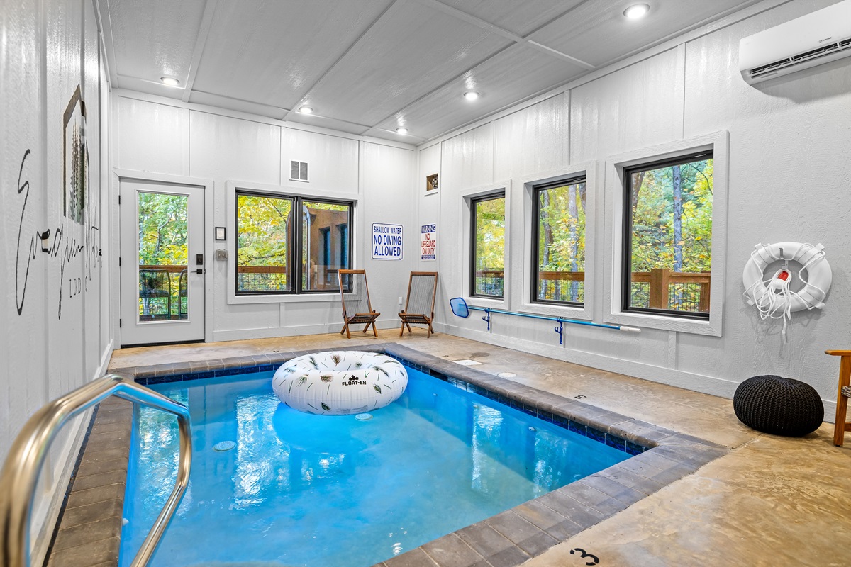 Private indoor pool
