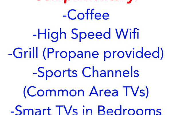 Complimentary Value Adds we provide! :)