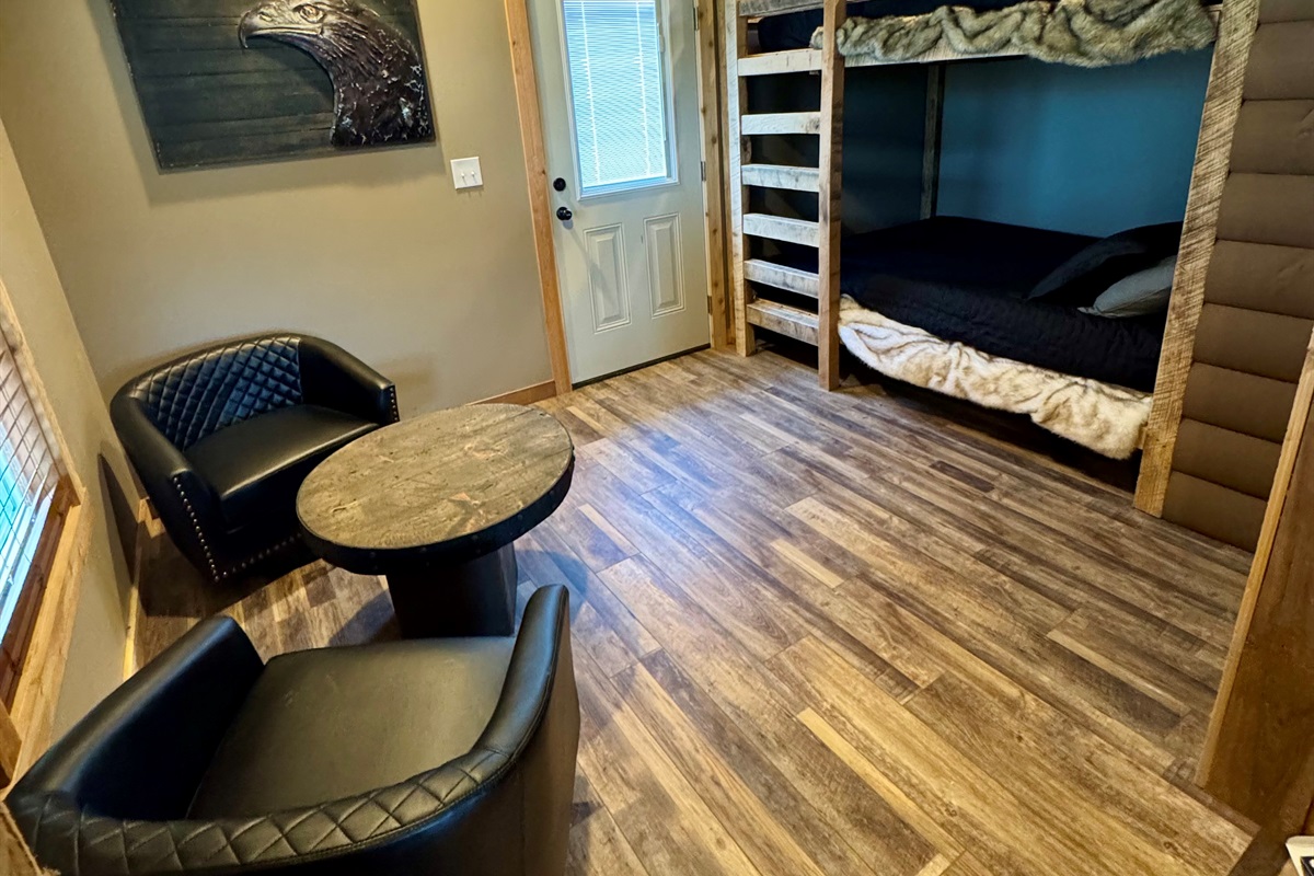 Game of Thrones sitting room and bunk room
