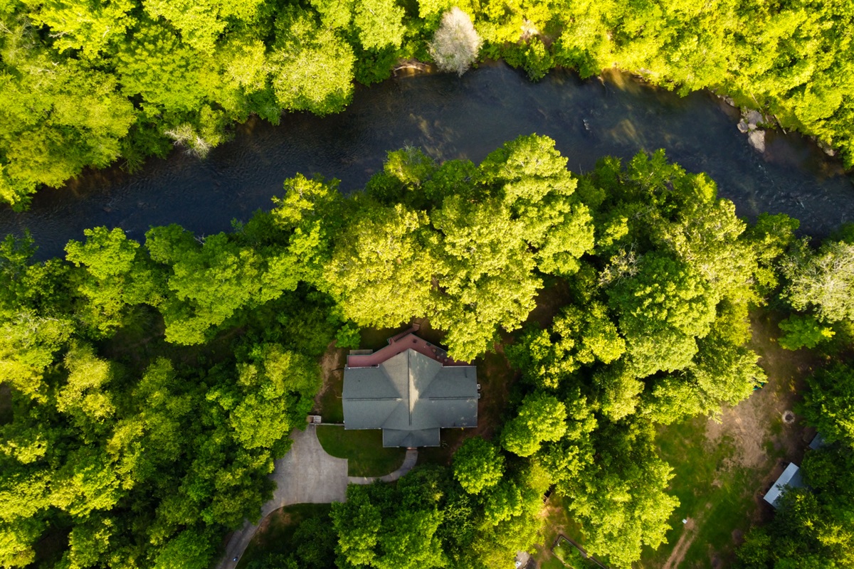 Sweet summertime by the cool river!