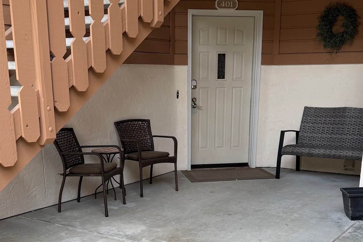 Entrance to condo
