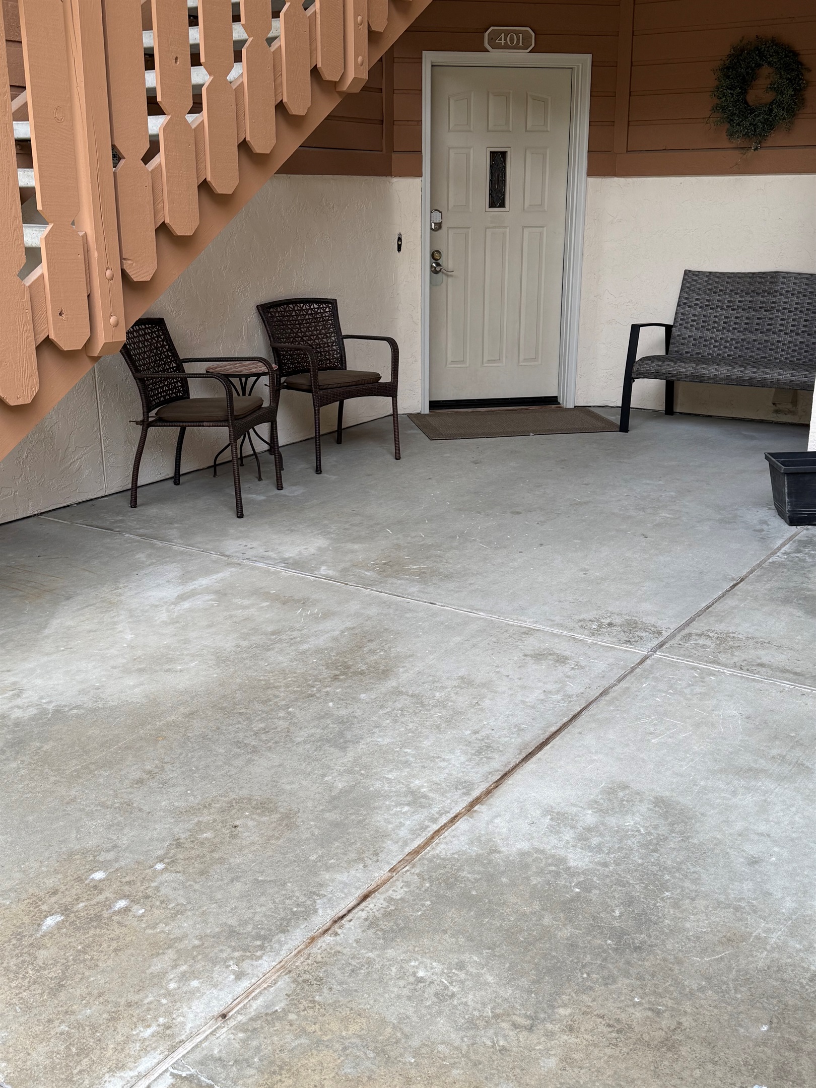 Entrance to condo