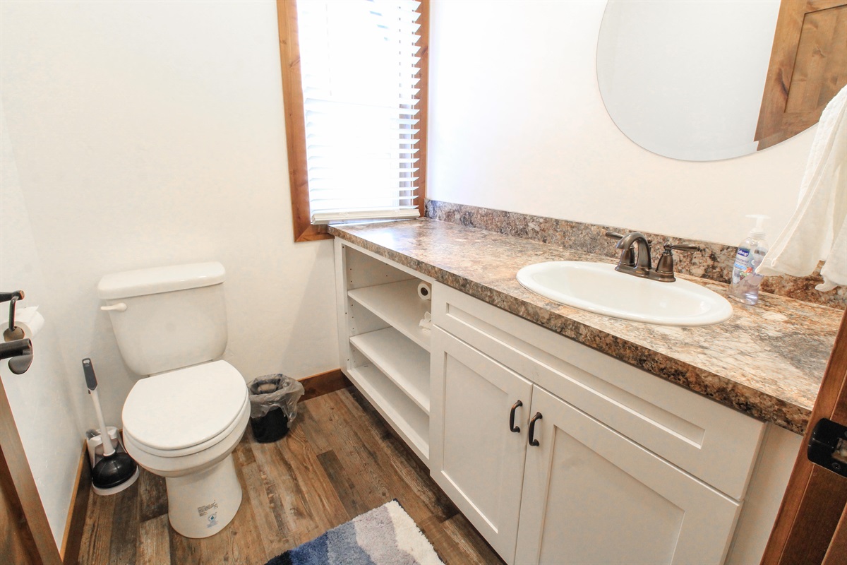 Main floor half bath