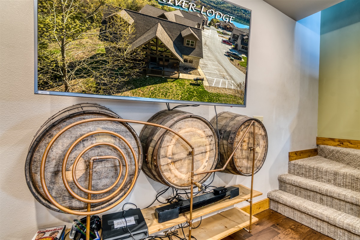 Whiskey themed decor