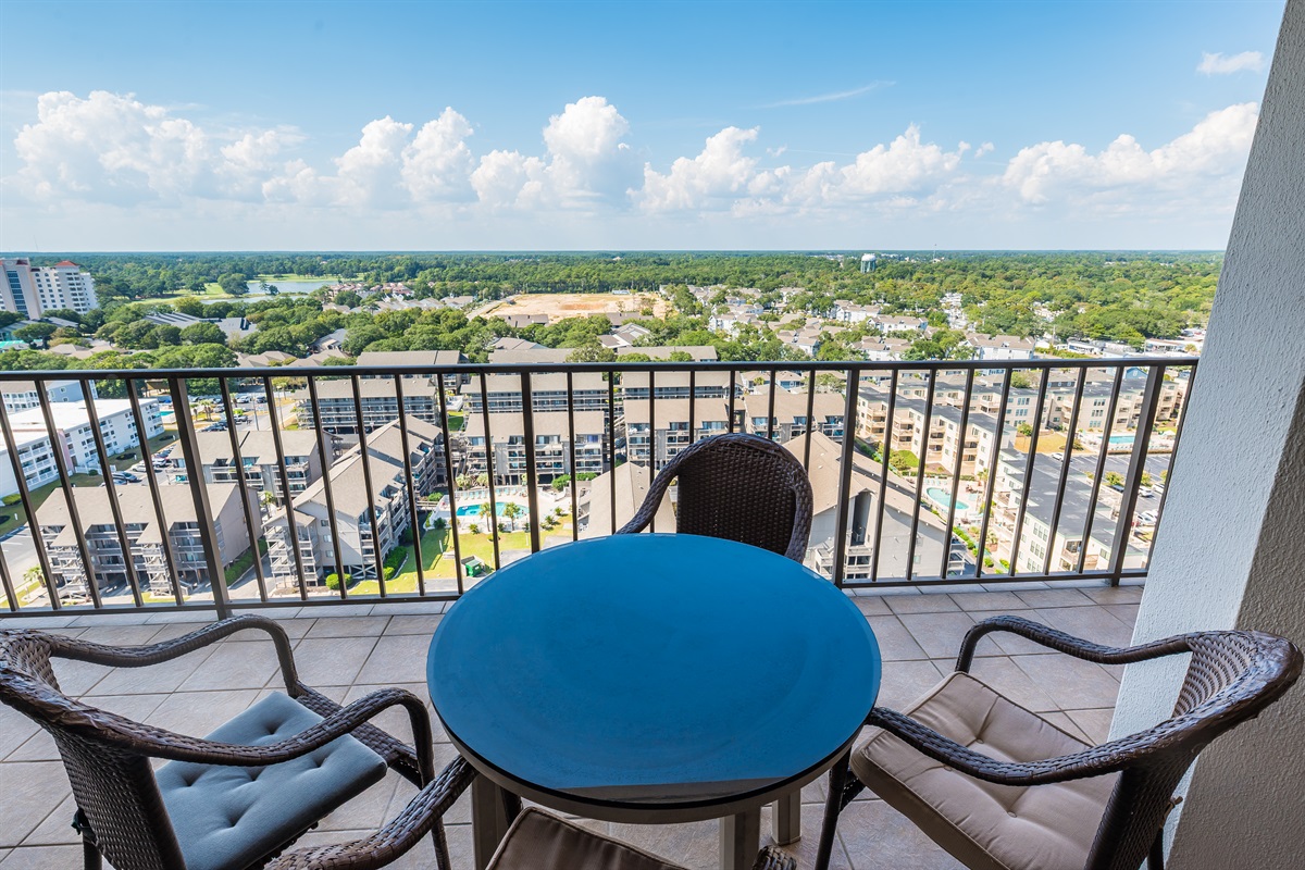 Balcony with Amazing Views