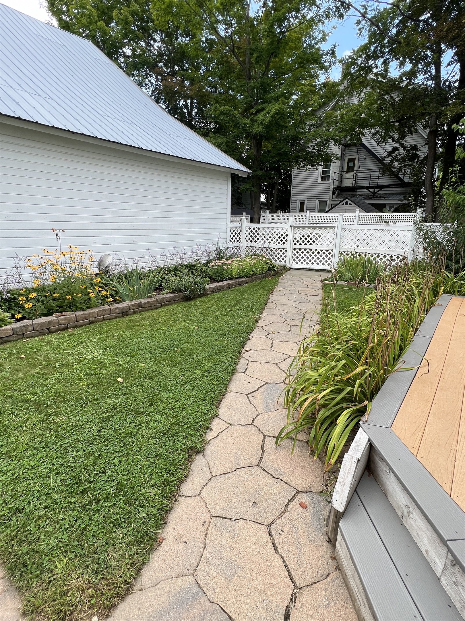 Back yard of 96 Spruce