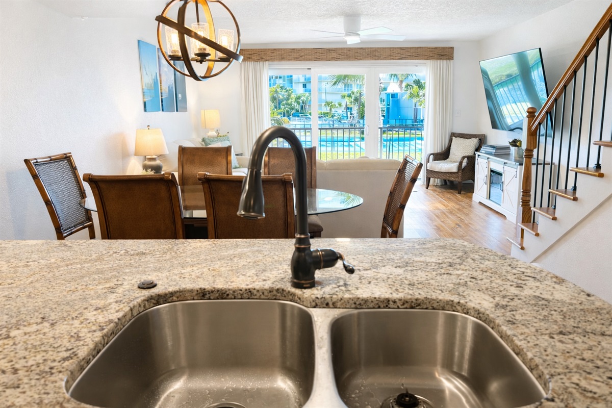 Beautiful views from kitchen