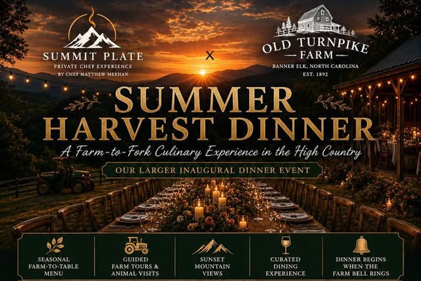 Old Turnpike Farm Private Event Summer Harvest Dinner