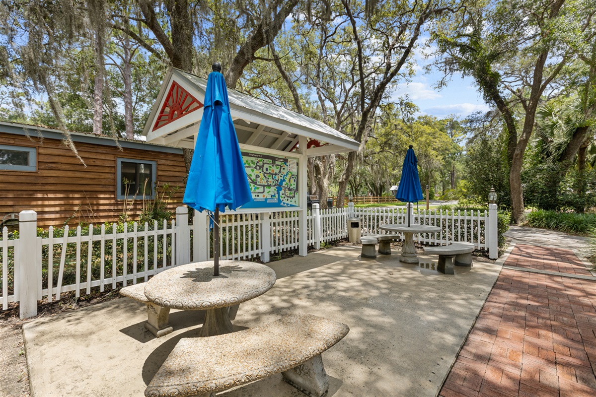 Outdoor community tables