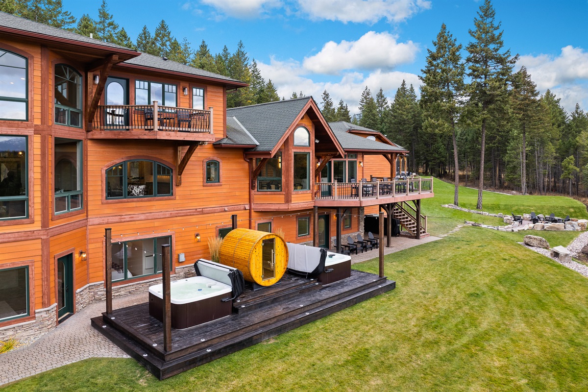 Watch the kids play while you relax on the deck — this is where memories are made under open skies.