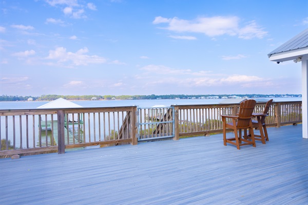 Incredible views of the Little Lagoon and private dock 