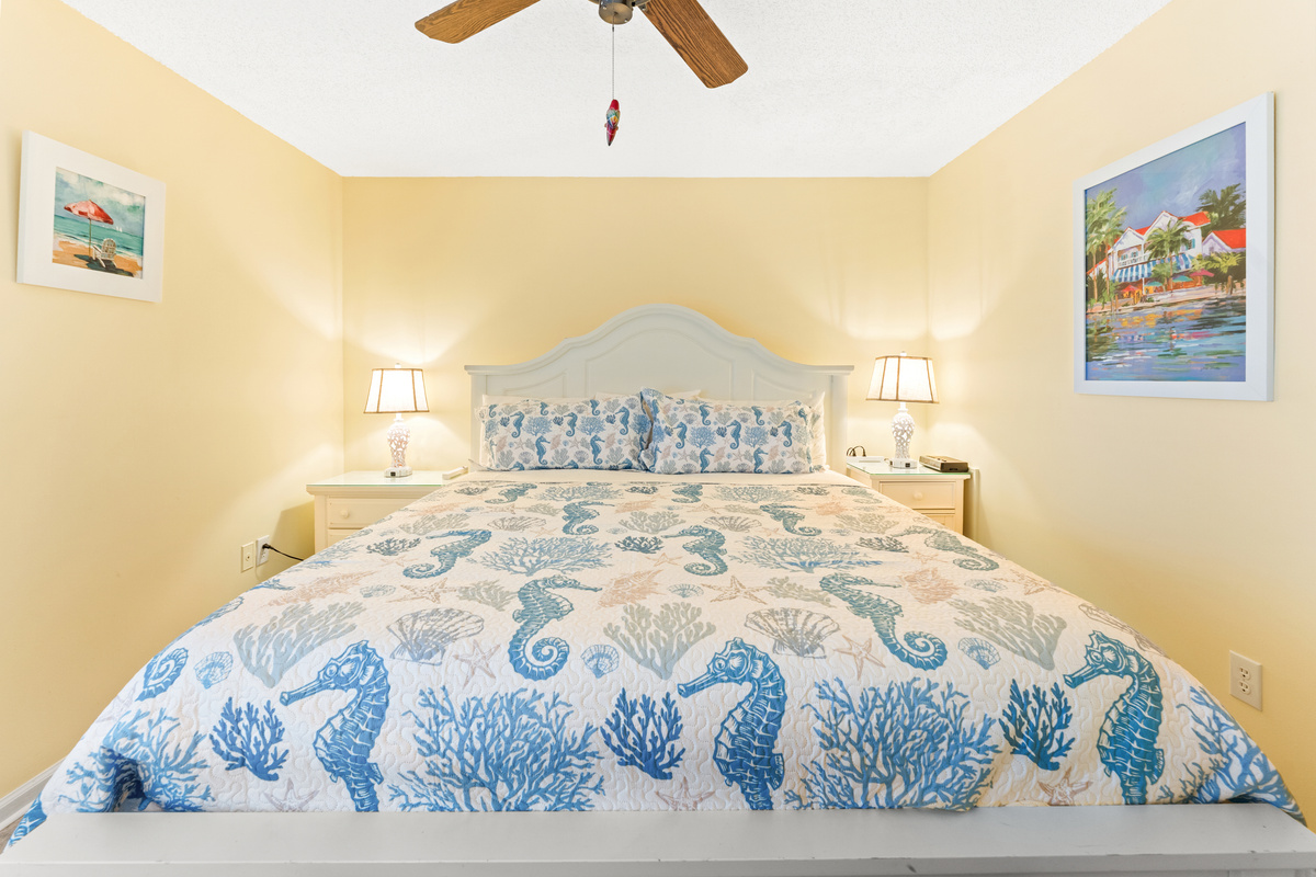 Main Bedroom with king bed and ensuite