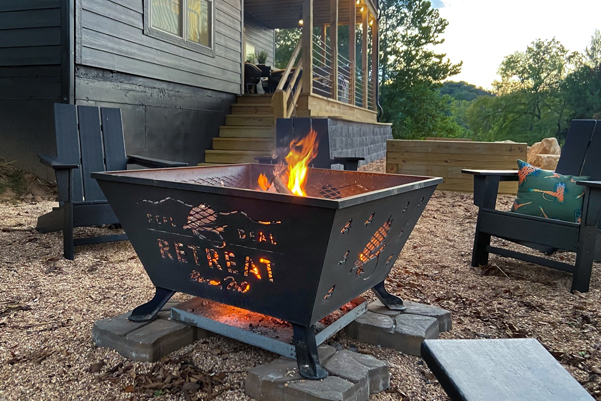 Roast your hot dogs with family or friends