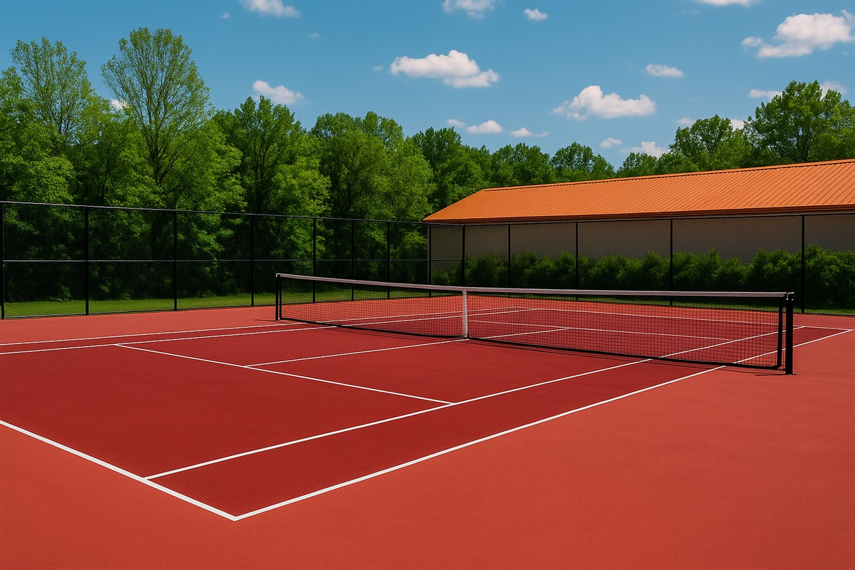 Play a few rounds at our Pickleball and Tennis Court