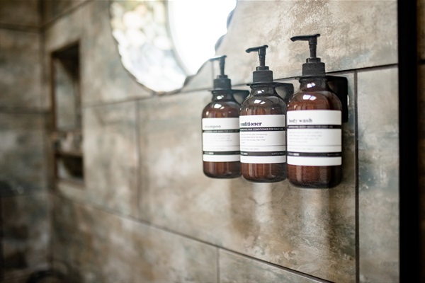 Toiletries provided in each bathroom