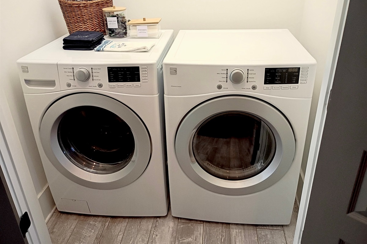 Laundry Closet- In Master Bathroom