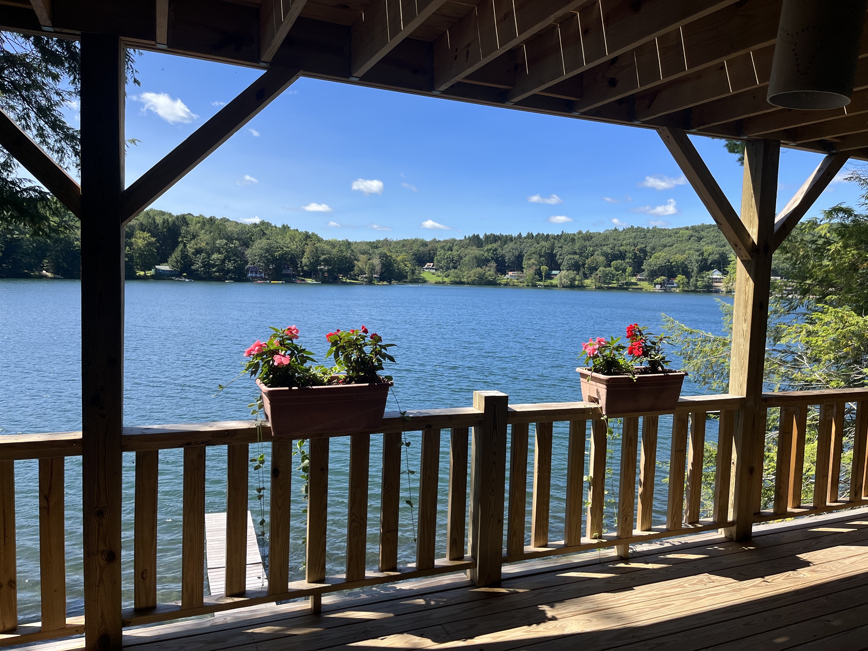 View from deck off primary bedroom
