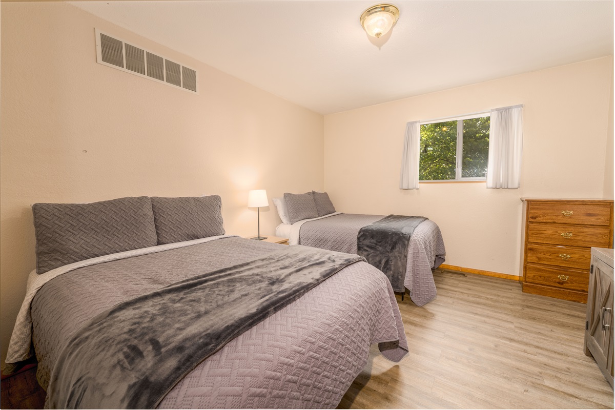 Bedroom 1- Two Full Beds