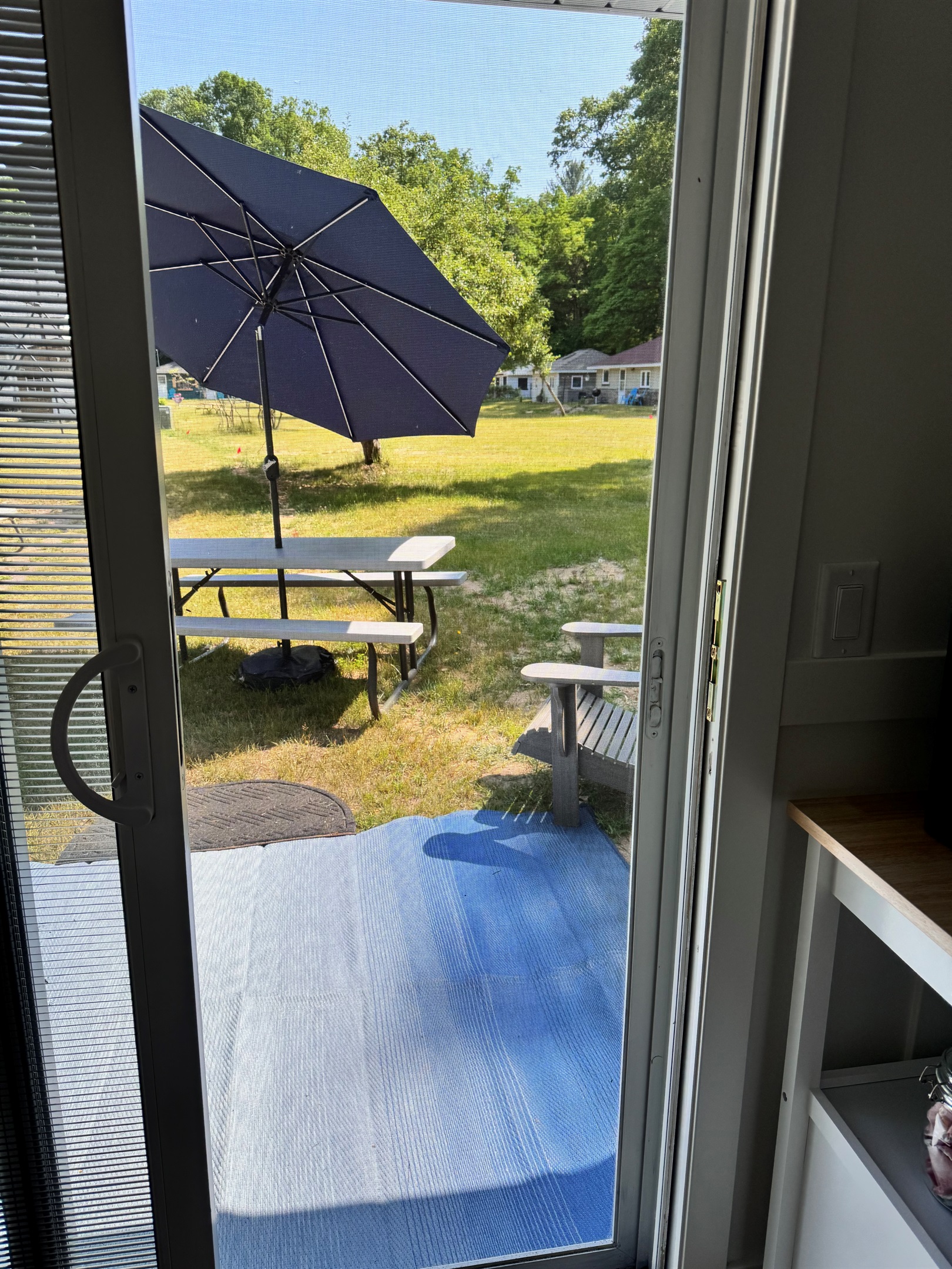 Outdoor eating area