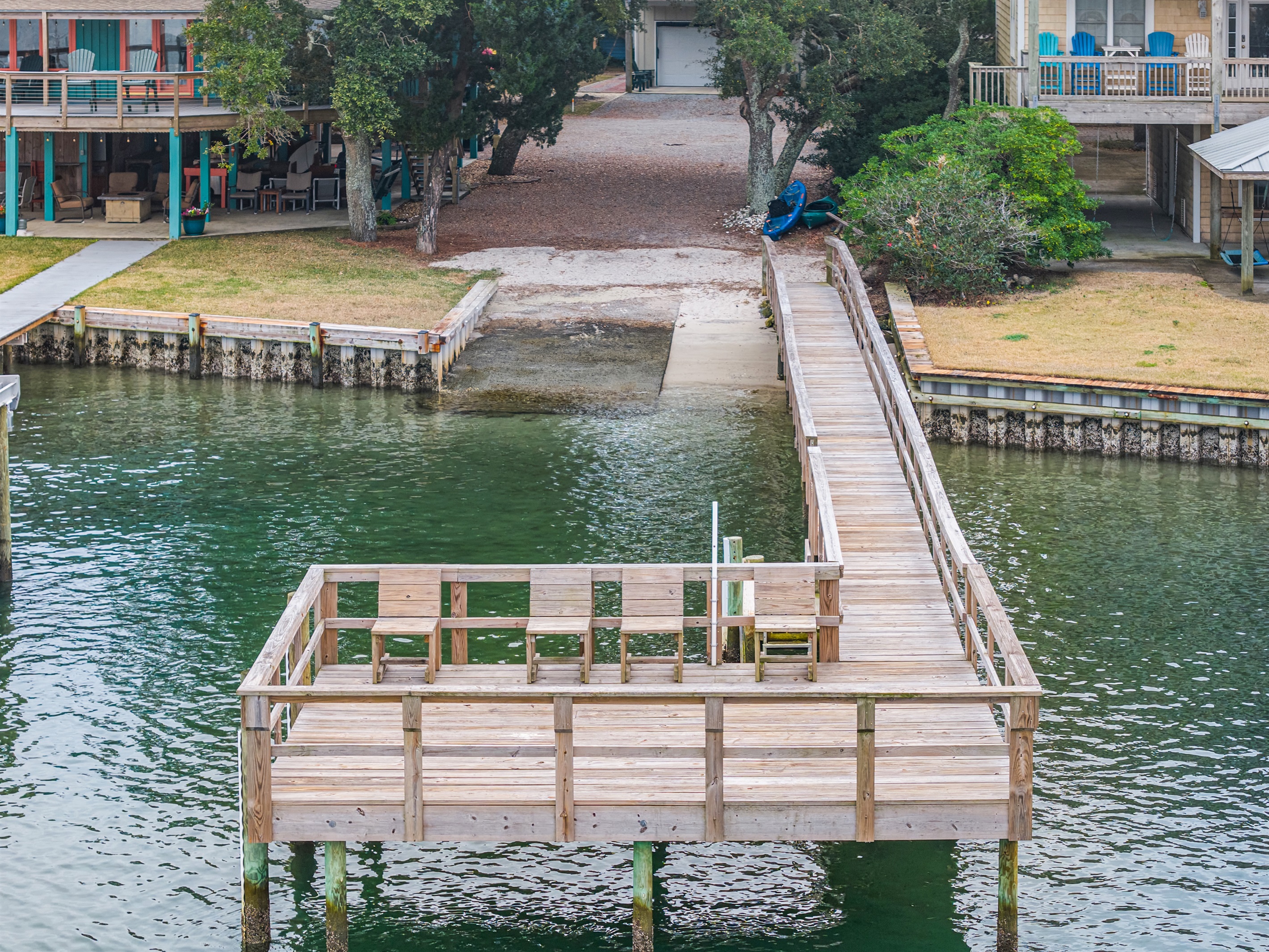 Neighborhood dock perfect for fishing, crabbing, or simply taking in the view