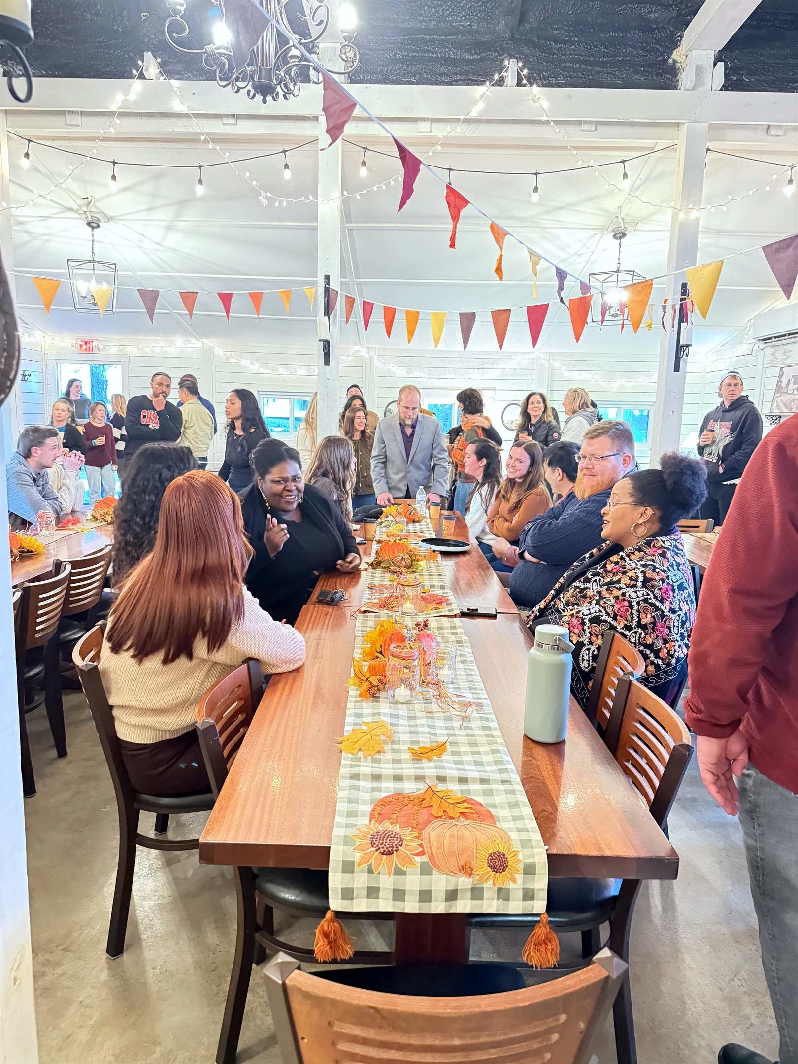 Friendsgiving gathering for a huge group was a big success!