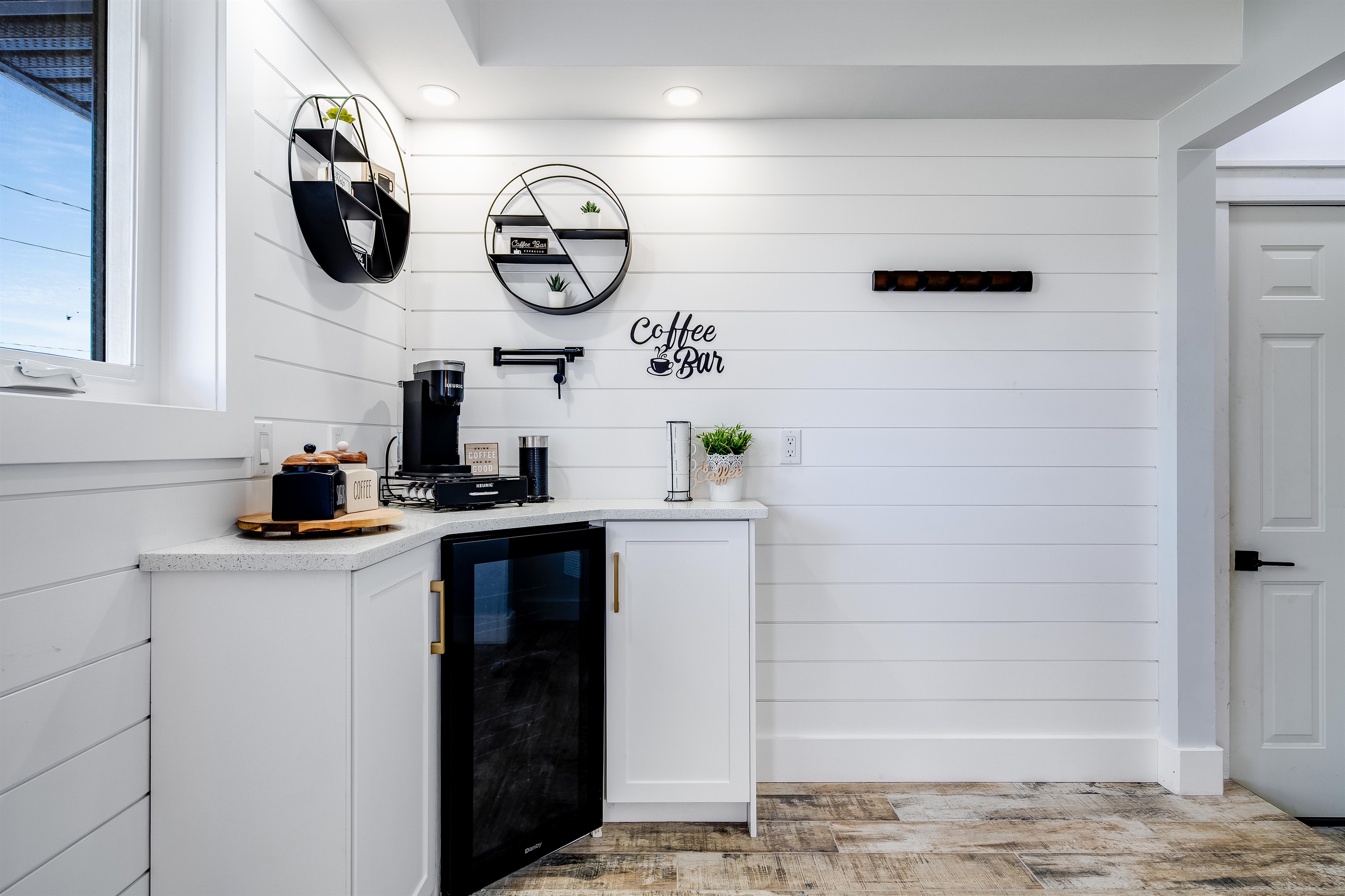 Open shelving meets functional elegance