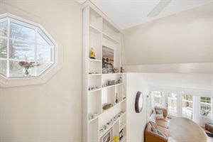 view from the stairs