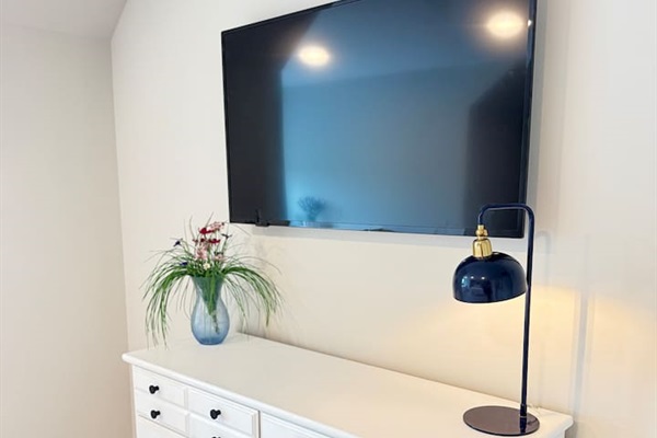 Every bedroom in Blueberry Bay has a large flat screen tv  (even the bunk room!) we spoil our guests! 