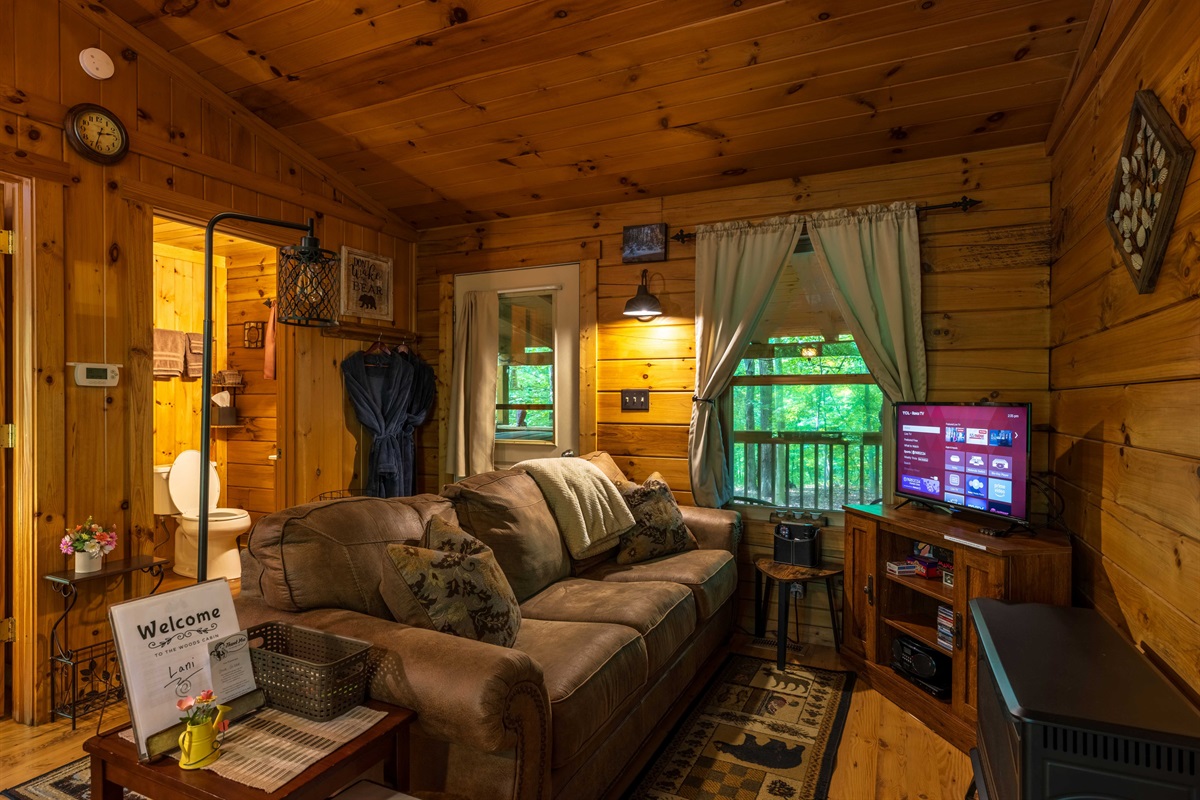Open the front door to the living area!