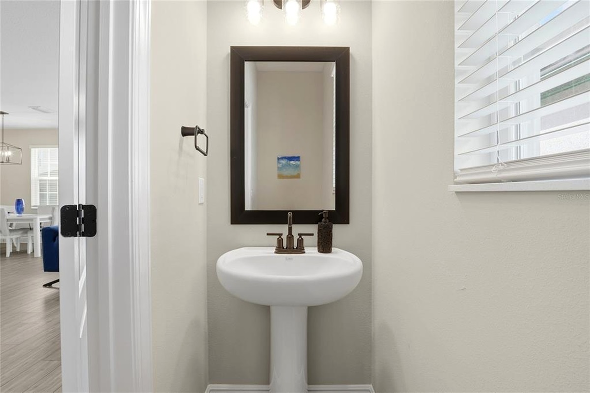 1st level half-bathroom