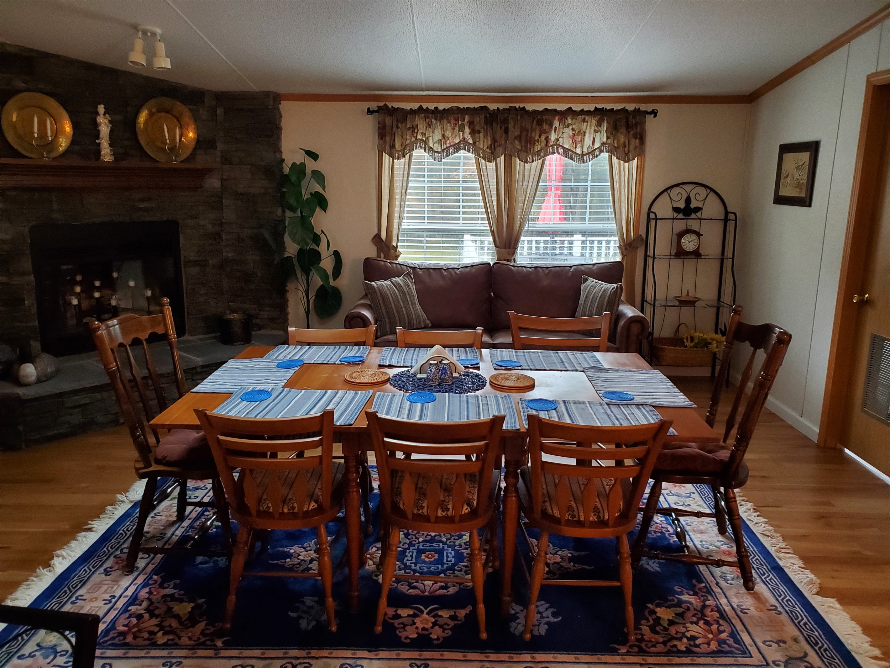 Dining in great room