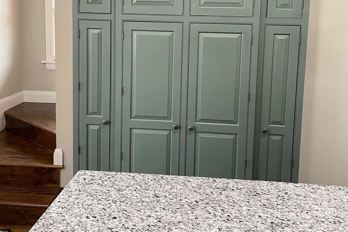 Storage cabinets in ktchen