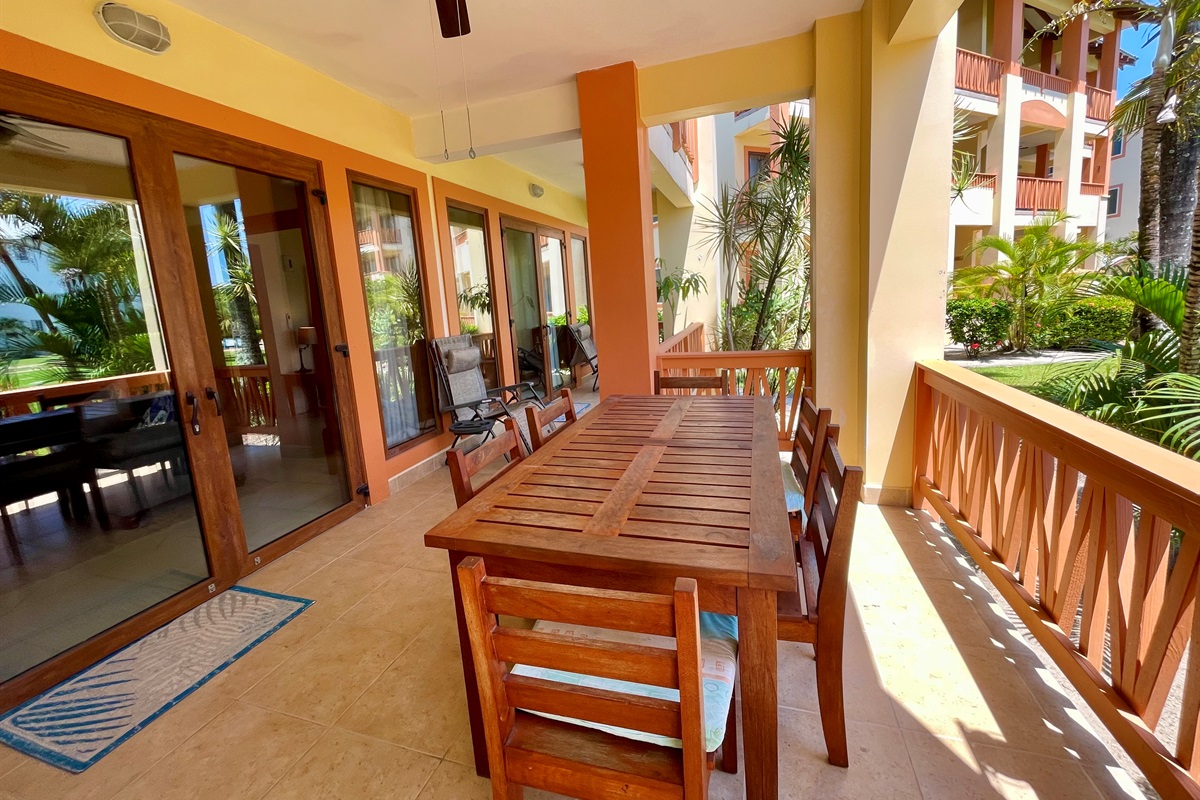 Dining Table on Patio