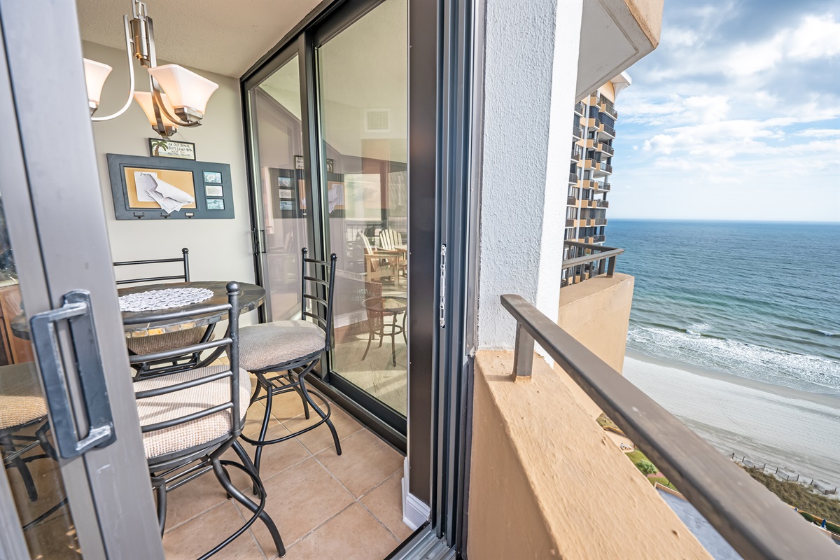 Amazing View from the Balcony!