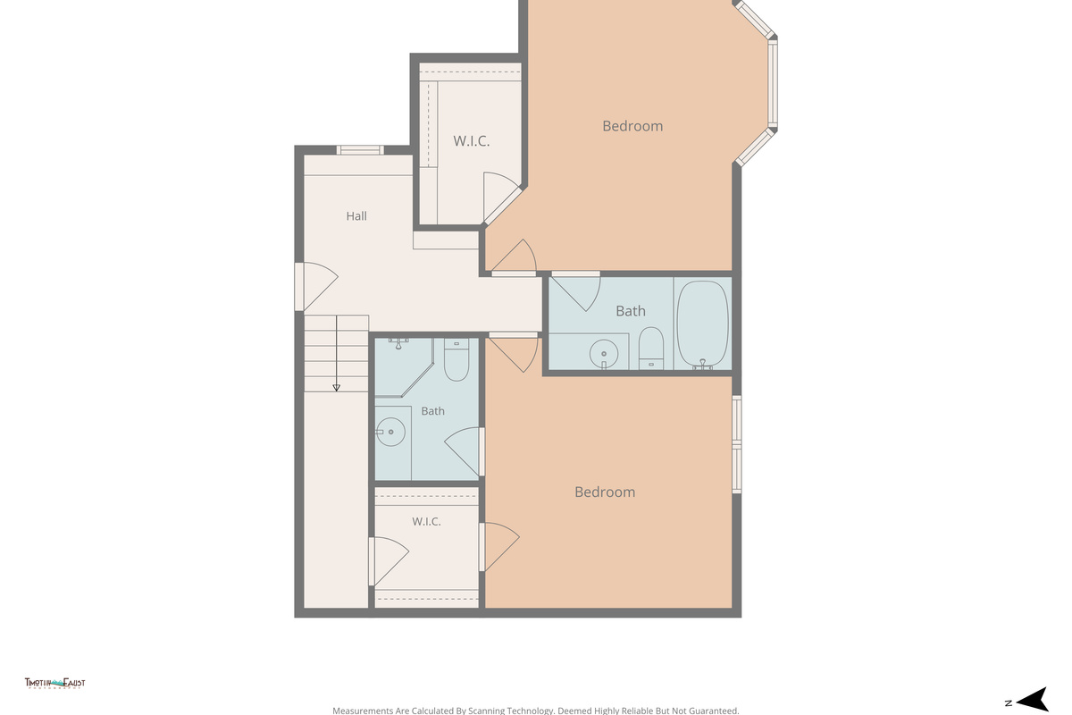 Level 1- Ensuite #2 & #3 each with Private Bath