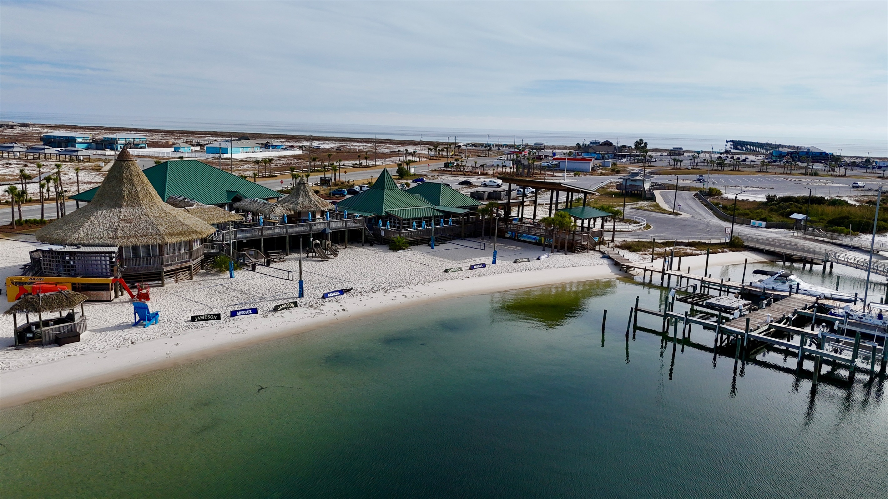 Juana's Pagoda's on Navarre Beach. Great for aqua sports, rentals, live music, and tasty eats