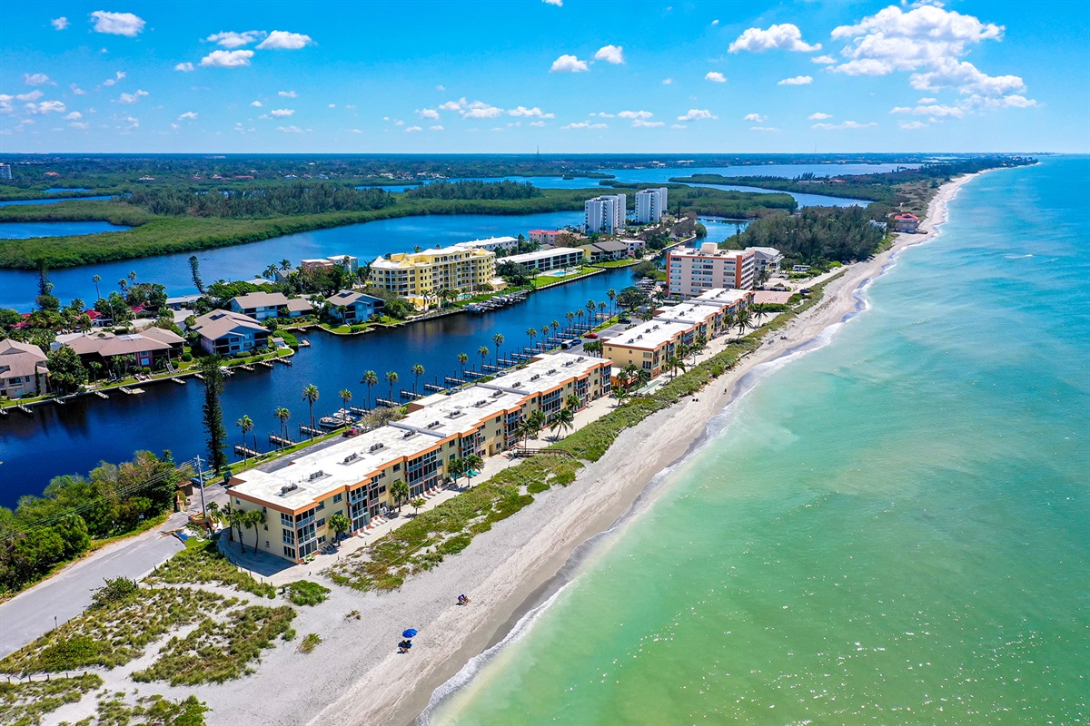 Aerial view of Fisherman's Cove 