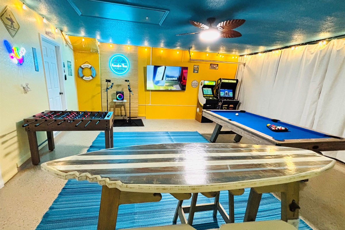 Surf Shack Game Room