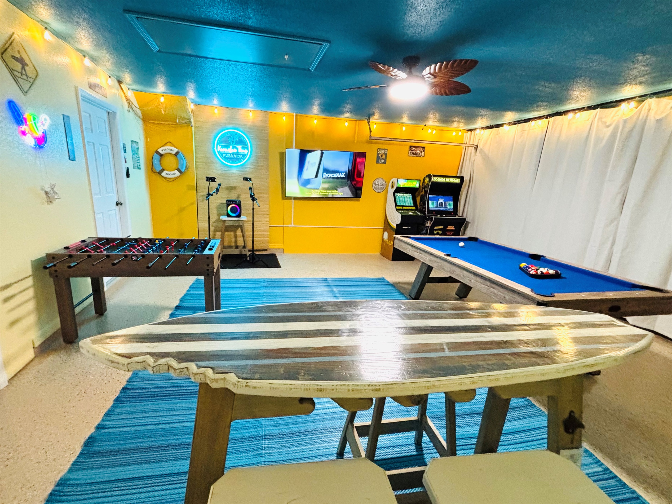 Surf Shack Game Room