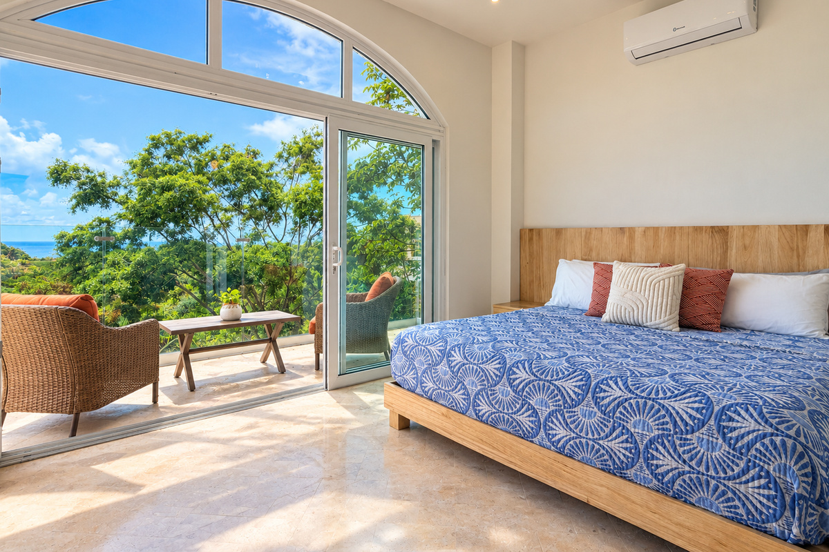 Lower-level master bedroom