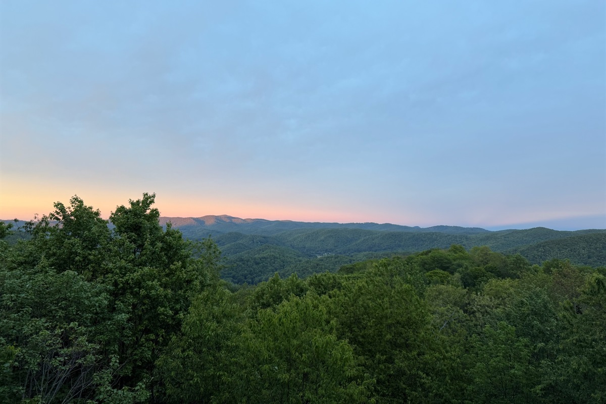 That summer sunset glow from our decks! 🤩
