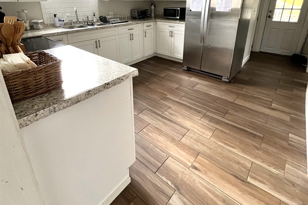 Light and bright kitchen area