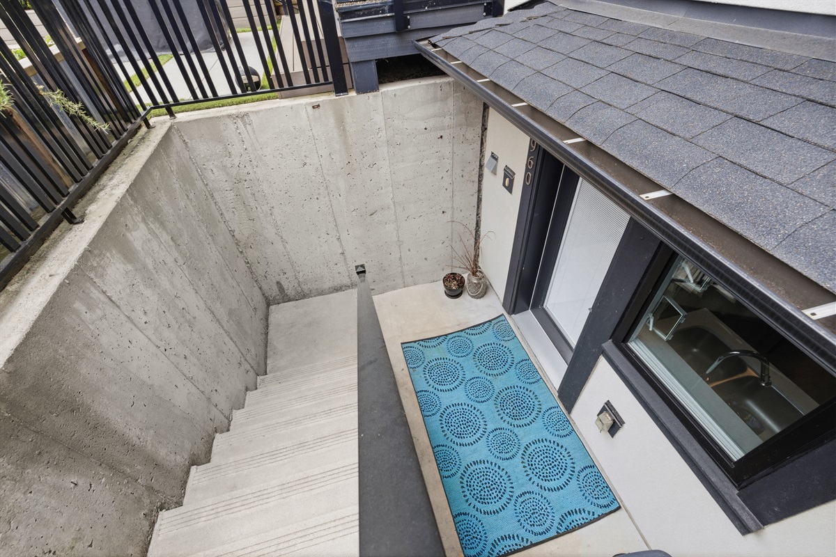 Stairs to entrance